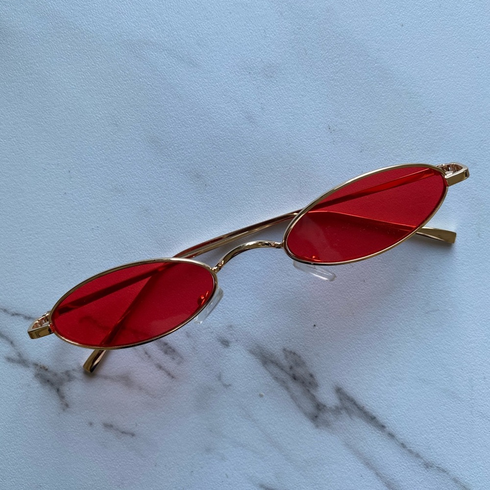 Red Lens Sunglasses